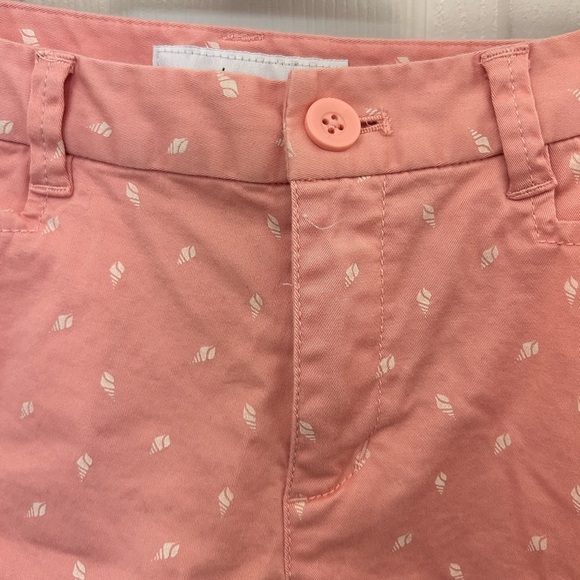 Bossini Pink Chino Shirts with Shell Pattern, Sz 6 - Picture 2 of 6